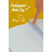 Bujo Defter Vegan Deri  , 96 Yaprak, 160 Gr. Beyaz Kağıt ,cepli ,lastikli