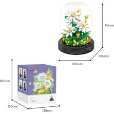 Balody Fanuslu Çiçek Serisi – Papatya (BL18473) – Mini Blok Yapı Oyuncakları Seti