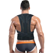 Dik Duruş Korse Unisex Kamburlukönleyici Bel Sırt Omuz Korse Özel Kaliteli Kumaş Balenli