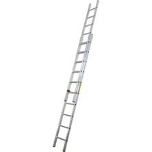 Asvera Elmas Serisi - 2 Parça x 3 Metre = 6 Metre Alüminyum Merdiven - Yerli Üretim