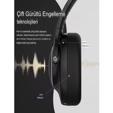 Deanb BT80 Wireless V5.0: 300MAH Lityum Bataryalı, Çinko Alaşımlı Stereo Kulak Üstü Kablosuz Kulaklık