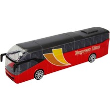Teamsterz Street Kings Die Cast Şehir Aracı - Kırmızı Express Otobüsü