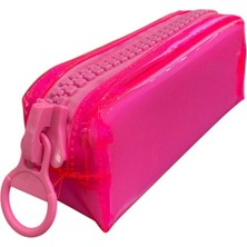 Ceo Kalın Fermuarlı Şeffaf Kalem Kutusu