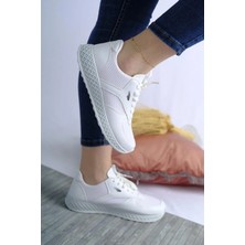 Albishoes Kadın Erkek Unisex Kalın Taban Yazlık Fileli Hafif Rahat Esnek Taban Sneaker Spor Ayakkabı