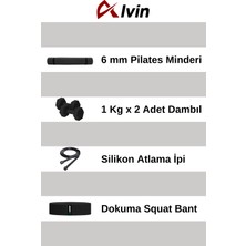 Pilates Seti - Tam Ekipman ile Evde Fit Kalın!