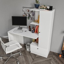 Sevenpal Mobilya Minör Çalışma Masası ve 7 Bölmeli Kitaplık