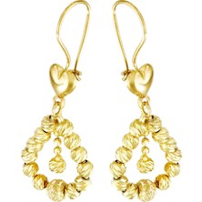 T51 Tuğrul Altın 22 Ayar Altın Küpe T072836