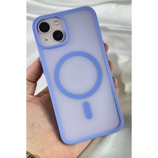 iPhone 13 ve 14 Uyumlu - Yükseltilmiş Kamera Korumalı Buzlu Sararmaz Kablosuz Magsafe Özellikli Vio Kılıf