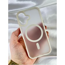 iPhone 16 Plus - Yükseltilmiş Kamera Korumalı Buzlu Sararmaz Kablosuz Magsafe Özellikli Vio Kılıf