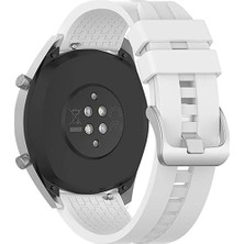 Dmay Huawei Watch Gt 3 / Gt 3 Pro 46MM Uyumlu Tokalı Silikon Kordon Kayış 22MM