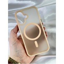 iPhone 16 - Yükseltilmiş Kamera Korumalı Buzlu Sararmaz Kablosuz Magsafe Özellikli Vio Kılıf
