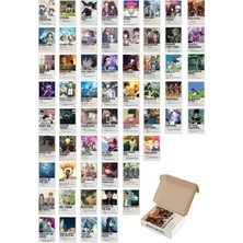 Anime Duvar Poster Seti - Poster Kolaj Seti - 60 Adet - Kalın Kuşe Kağıt - 10CM*14CM