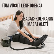 TB Hava Basınçlı  5 Odalı Bacak Kol Karın Giyilebilir Kontrol Panelli Lenf Drenaj Masaj Aleti