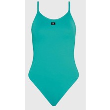 Calvin Klein Calvin Klein Monogram Kadın Mavi Mayo