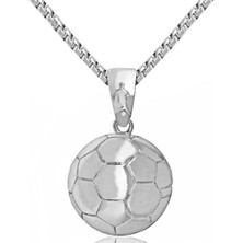 Metal Futbol Topu Spor Takı Kolye