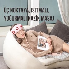 TB Başağrısı Yokedici Şarjlı Isıtmalı Kumandalı Kafa Masaj Aleti