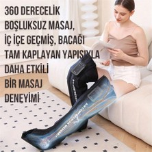 Hava Basınçlı  5 Odalı Ayak Tüm Bacak Giyilebilir Masaj Aleti Shiatsu(Çift Bacak&lenf Drenaj)