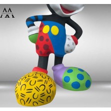 M Design Decor Mickey Mouse Pop Art Dekoratif Obje 25 cm