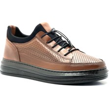 Bess Shoes Deri  Erkek Günlük Ayakkabı - Hava Alabilen, Lastikli, Spor, Hafif ve Rahat Casual