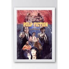 Pulp Fiction Çerçeveli Tablo - Ucuz Roman Fim Posteri Tablo