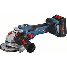 Bosch Akülü Avuç Taşlama Makinesi Gws 18V-15 Sc (2 x 8,0 Ah Akü) (125 Mm) - 06019H6101