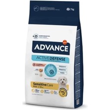 Advance Mini Sensitive Deri ve Tüy Sağlığı Özel Somonlu Küçük Irk Yetişkin Köpek Maması 7 kg