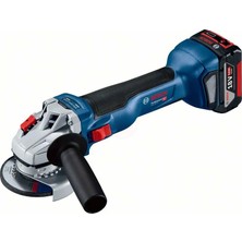 Bosch Akülü Avuç Taşlama Makinesi Gws 18V-10 (2 x 5,0 Ah Akü) - 06019J4004