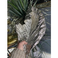 Elif Aksesuar Metal Döküm Kıvrımlı Dekoratif Yaprak Tabak