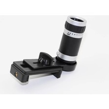 8x18 Zoom Teleskop Telefon Kamera Lensi Mini El Dürbünü