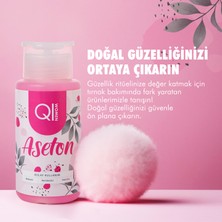 Qiwomen Besleyici Oje Çıkarıcı Pompalı Aseton 200ML