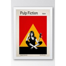Pulp Fiction Çerçeveli Tablo - Ucuz Roman Fim Posteri Tablo