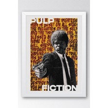 Pulp Fiction Çerçeveli Tablo - Ucuz Roman Fim Posteri Tablo