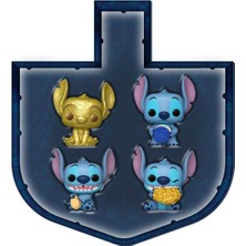 Pocket Pop Stitch - Dreidel su - Disney: Lilo & Stitch - Koleksiyonluk Mini Figür -4'lü Paket