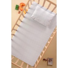 Bondberro Pamuk Poplin Kumaş  Çarşaf ve Yastık Kılıfı  Lastiksiz Çarşaf 100X150 cm  35X45 cm Yastık Kılıfı