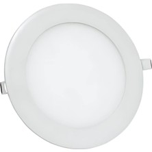 Inoled Yuvarlak Beyaz Kasa LED Panel 18WATT - Nıva 2718-01 Beyaz Işık