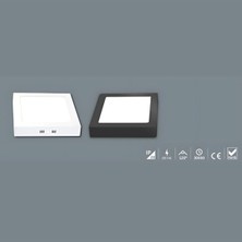 Inoled Kare Beyaz Kasa Sıva Üstü LED Panel 18WATTGÜN Işığı