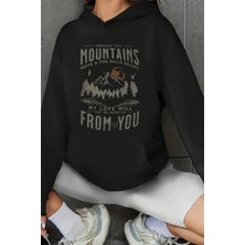 Uygun Tarz From You Baskılı Oversize Sweatshirt