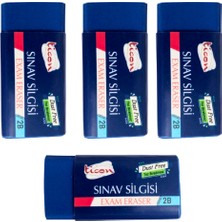 2b Sınav Silgisi 4 Adet Xxx Dust Free Ticon Toz Bırakmaz