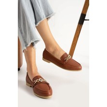 Albishoes Kadın Babet Toka Detaylı Şık Anatomik Günlük Ayakkabı Rahat Taban Günlük Iş Ofis Babet