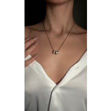 Nora Jewel 3'lü Taşlı Halka Kolye
