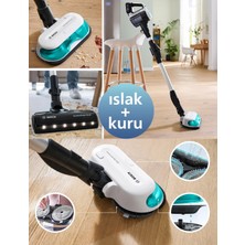 Bosch Çift Batarya Prohygienic Dikey Süpürge - Islak & Kuru Temizlik, Güçlü Emiş, Hafif Tasarım ve Uzun Pil Ömrü ile Üstün Performans