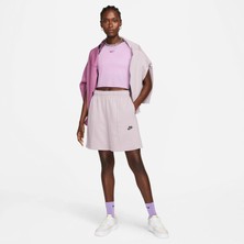 DV0334 501 Nike Sportswear High-Rise Fleece Dance Kadın Spor Şort