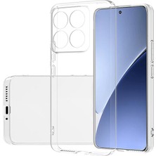Pilanix Xiaomi Mi 14 Pro Kılıf Kamera Korumalı Ultra Ince Şeffaf Silikon