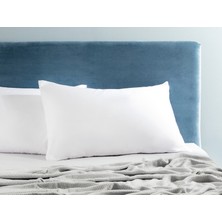 Madame Coco Ciel %100 Pamuk Saten 2'li Yastık Kılıfı - Beyaz