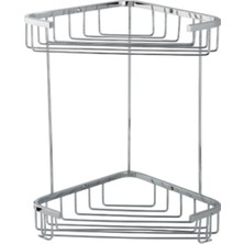 Çelik Banyo Paslanmaz Pirinç Eda Ikilili Köșe Süngerlik Açık Özel Lama 18X18CM