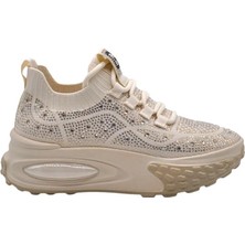 Bags Shoes Guja 24K305-4 Kadın Taşlı Sneaker Spor Ayakkabı