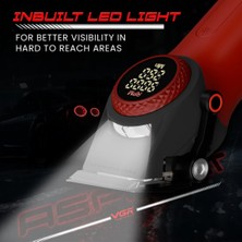 Vgr 001 Profesyonel  Berberler Için Karbon Çelik Bıçak Saç Kesme Makinesi 9000RPM, LED Ekran