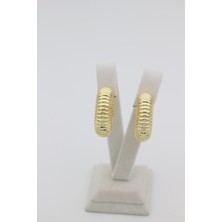 Xupıng Jewelry Bombeli Halka Küpe