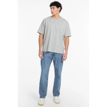 Guess Jeans Guess Oversize Bej  Erkek Tişört