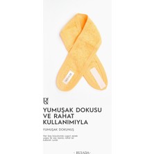 Ruiada  %100 Pamuk Saç / Makyaj Bandı Orange Spor-Yoga-Spa-Cilt Bakım
